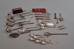 Diverse Bestick, Mestadels nysilver.