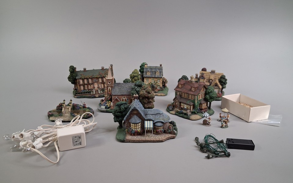 THOMAS KINKADE. "Hawthorne Village", USA, 12 delar.