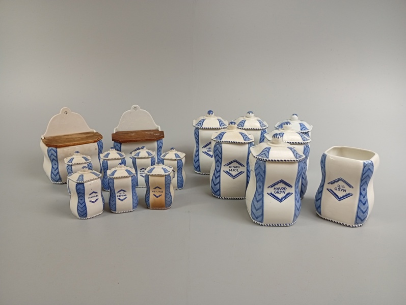 Kryddburkar m.m. Gustavsberg.