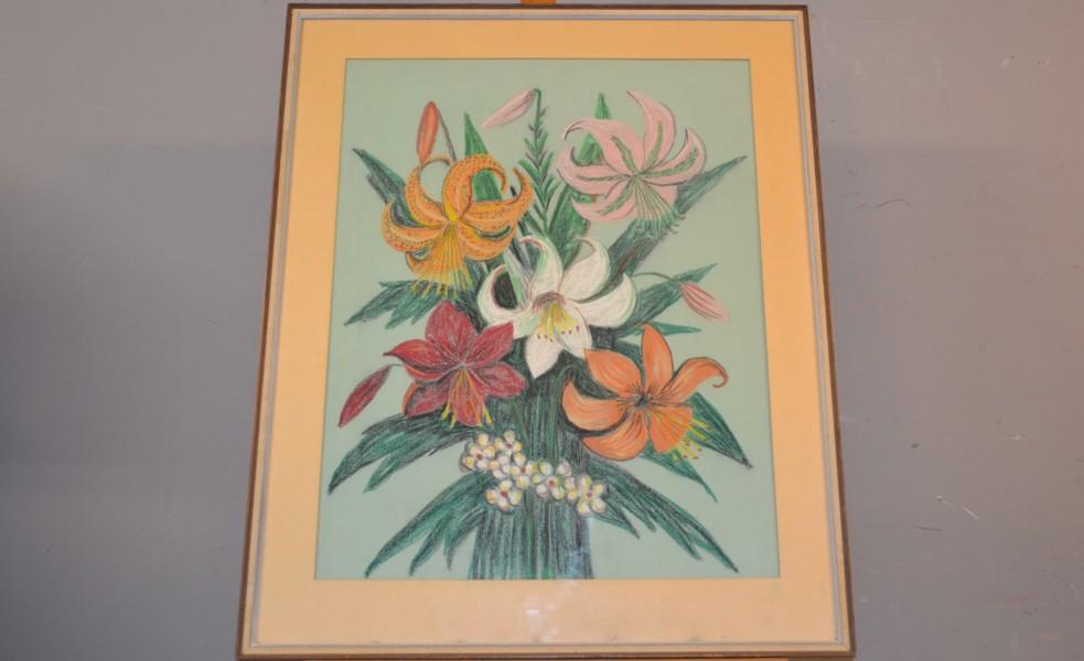 OIDENTIFIERAD KONSTNÄR. Pastell, osignerad