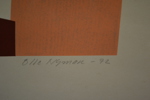 OLLE NYMAN. Litografi, signerad, daterad -72 & numrerad 262/460.