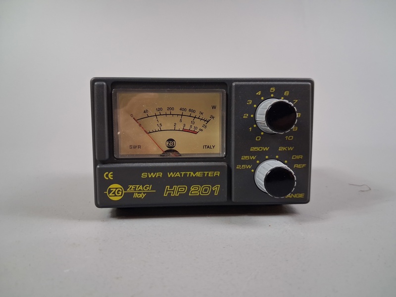 Zetagi HP-201 Mätinstrument för basstation. Batteridriven.