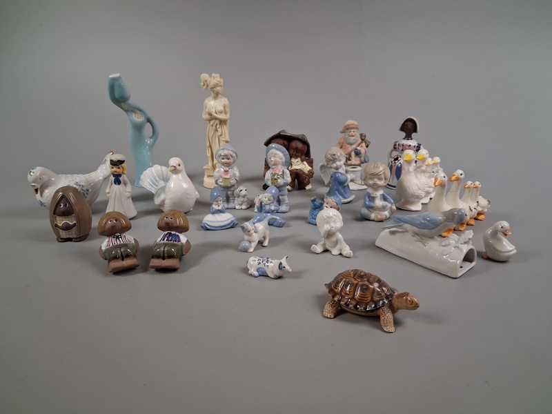Diverse figuriner. Bl.a Kurt Nilsson, Goebel m.m.