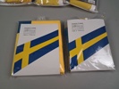 4 Vimplar & 2 Flaggor. Sverige.