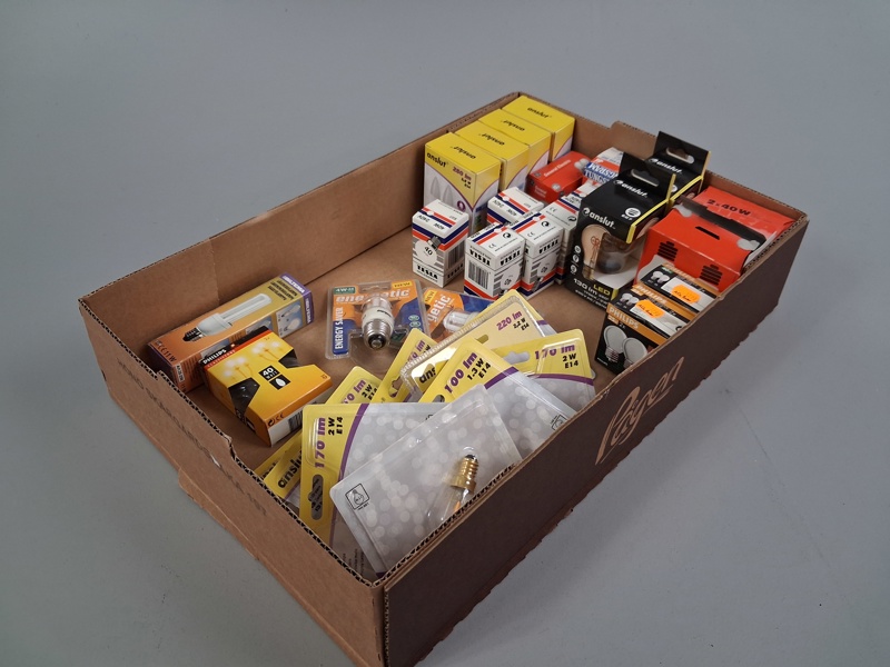 Diverse glödlampor.