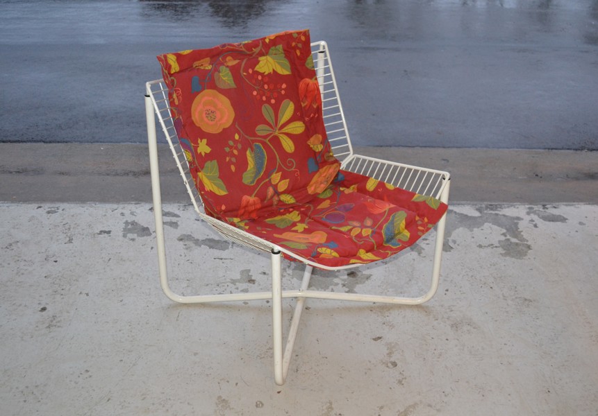 NIELS GAMMELGAARD. Fåtölj, "Järpen", IKEA, trådmodell, 1960/70-talet.