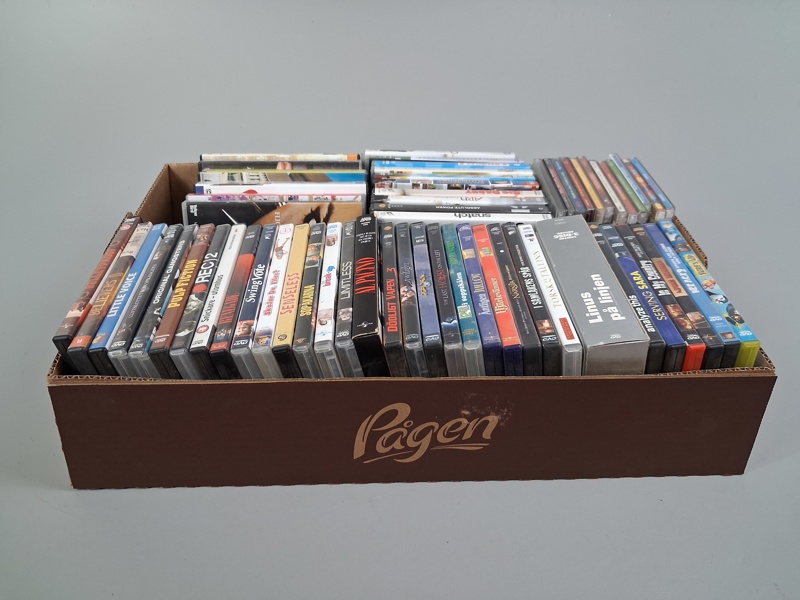 Diverse DVD Filmer & CD Skivor.