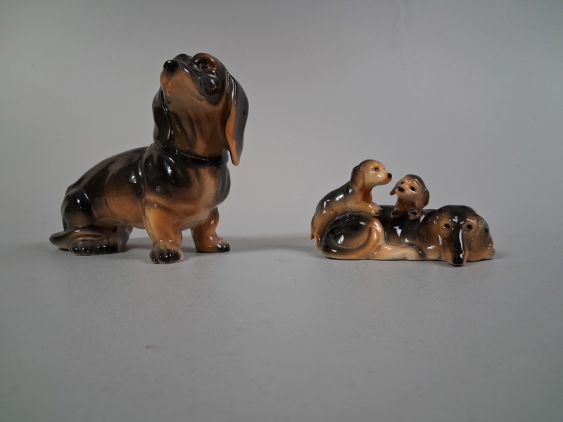 Figuriner. Taxar. Porslin, Sitzendorf, Tyskland.