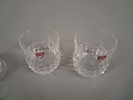 6 Whiskyglas. 4st "Prince", Göran Wärff Kosta & 2 "Silvia" Ingeborg Lundin Orrefors.