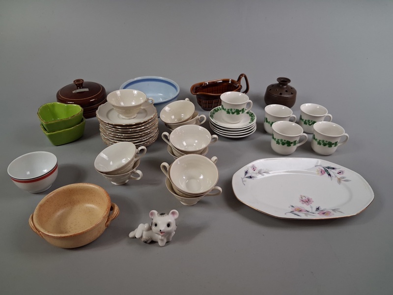 Diverse keramik & porslin. Bl.a Gefle, Bavaria, Gustavsberg m.m.