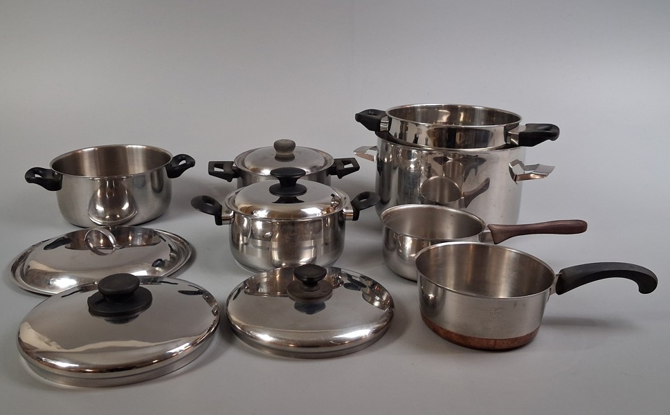 Diverse kastruller & grytor.