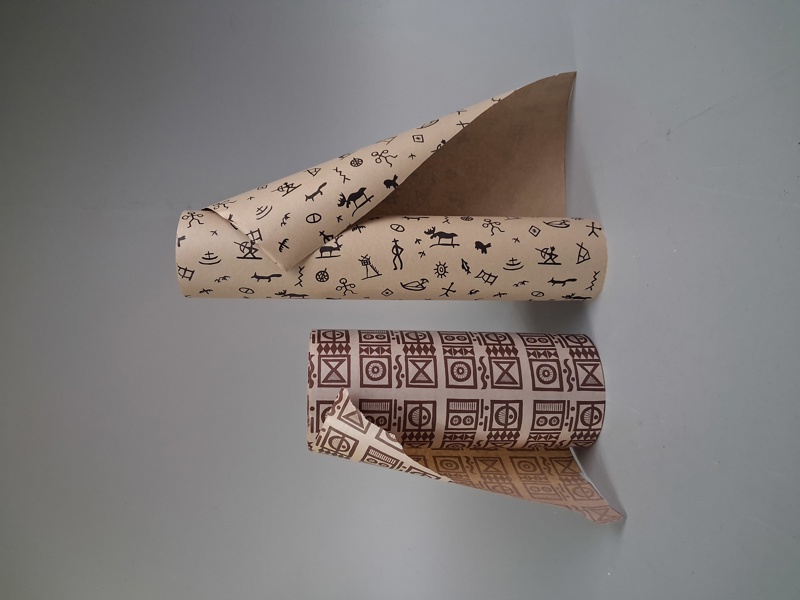 2 Rullar presentpapper.