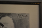 Tryck efter Paplo Picasso, "Sylvette", kunsthalle Bremen.