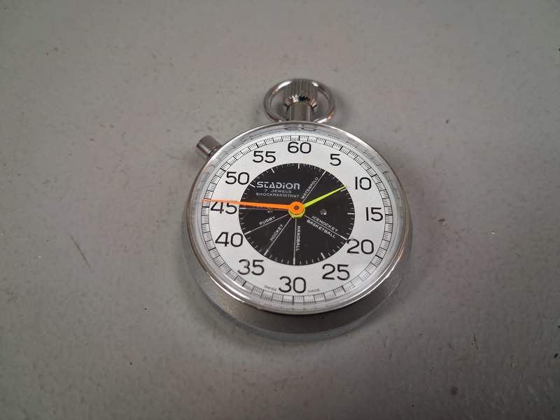Tidtagareur. Stadion.