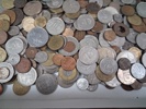 Diverse mynt. Cirka 4,5Kg, olika länder.