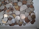 Diverse mynt. Cirka 4,5Kg, olika länder.