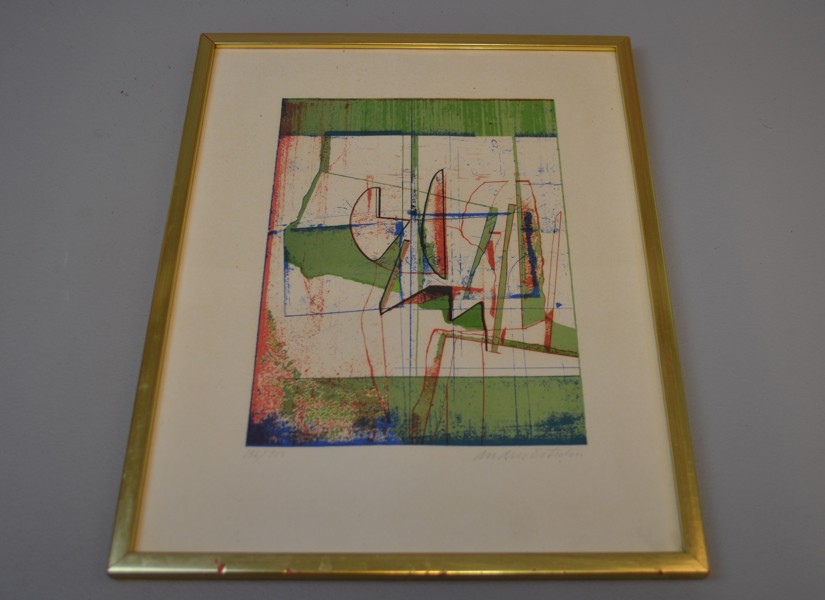 ANDERS ÖSTERLIN. Färglitografi, signerad & numrerad 136/300.