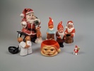Diverse tomtar. Bl.a Gräfenroda, tomte med lykta m.m.