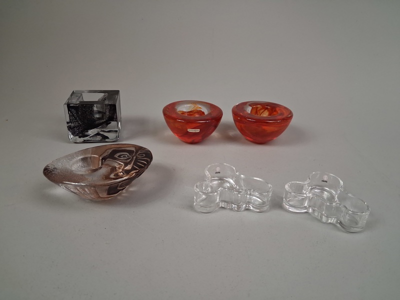 Ljuslyktor. Målerås, Kosta Boda & iittala.