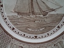 WEDGWOOD. 6 Tallrikar, "The American Sailing Ship Plates".