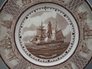 WEDGWOOD. 6 Tallrikar, "The American Sailing Ship Plates".