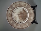 WEDGWOOD. 6 Tallrikar, "The American Sailing Ship Plates".