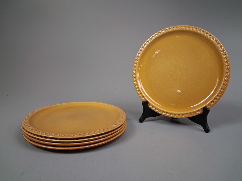 MARI SIMMULSON. 5 Tallrikar, "Ragu", Upsala Ekeby, 1959-1962.