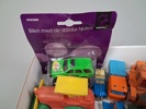 Diverse leksaksbilar m.m. Bl.a Majorette, Corgi, Matchbox m.m.