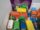 Diverse leksaksbilar m.m. Bl.a Majorette, Corgi, Matchbox m.m.