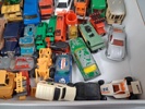 Diverse leksaksbilar m.m. Bl.a Majorette, Corgi, Matchbox m.m.