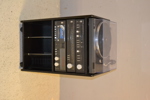 Stereo. Technics, med stereorack.