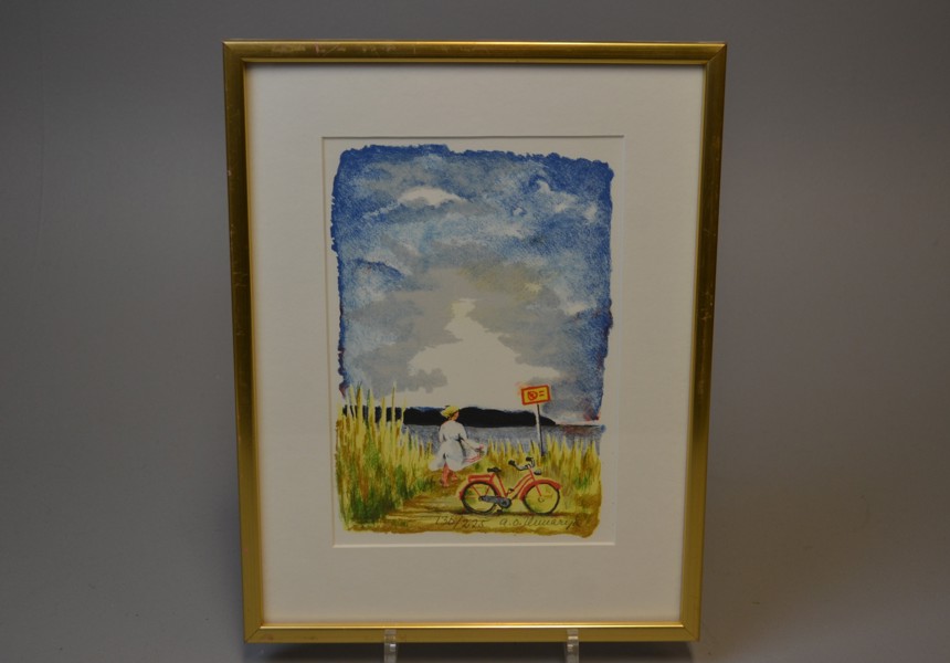 ANNICA OLSSON-UNNARYD. Litografi, signerad & numrerad 130/225.