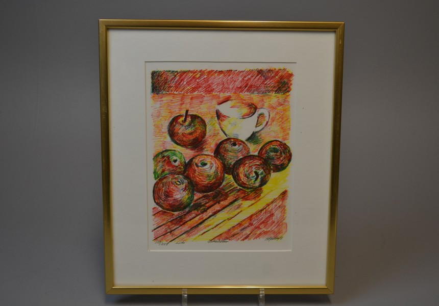 KJELL HÖGSTRÖM. Litografi, "Astrakaner", signerad, daterad -97 & numrerad 129/225.