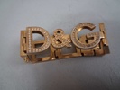 Dolce & Gabbana, Damur, förgyllt stål med fasettslipat glas.