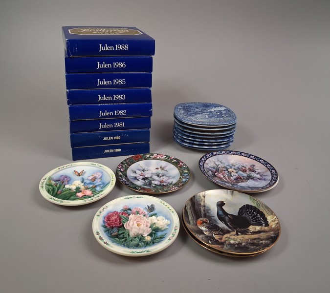 Samlartallrikar, Mestadels Rörstrand.