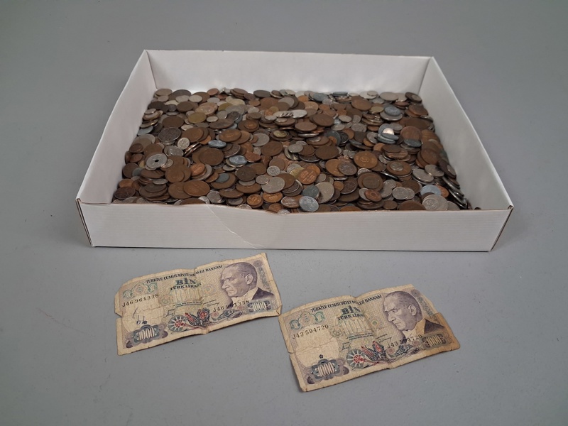 Diverse mynt. Cirka 7,5Kg.