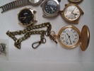 Diverse klockor, remmar, samt en länkborttagare.