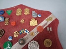 Diverse pins, nålar & medaljer.