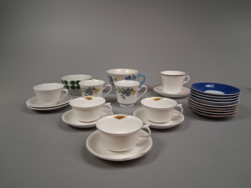 Diverse koppar & fat. Bl.a Rörstrand, Gustavsberg m.m.