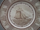 WEDGWOOD. 6 Tallrikar, "The American Sailing Ship Plates".