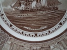 WEDGWOOD. 6 Tallrikar, "The American Sailing Ship Plates".