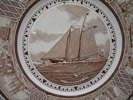 WEDGWOOD. 6 Tallrikar, "The American Sailing Ship Plates".