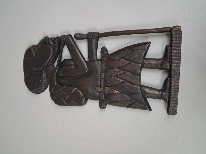 Trä skulptur, Afrikansk.