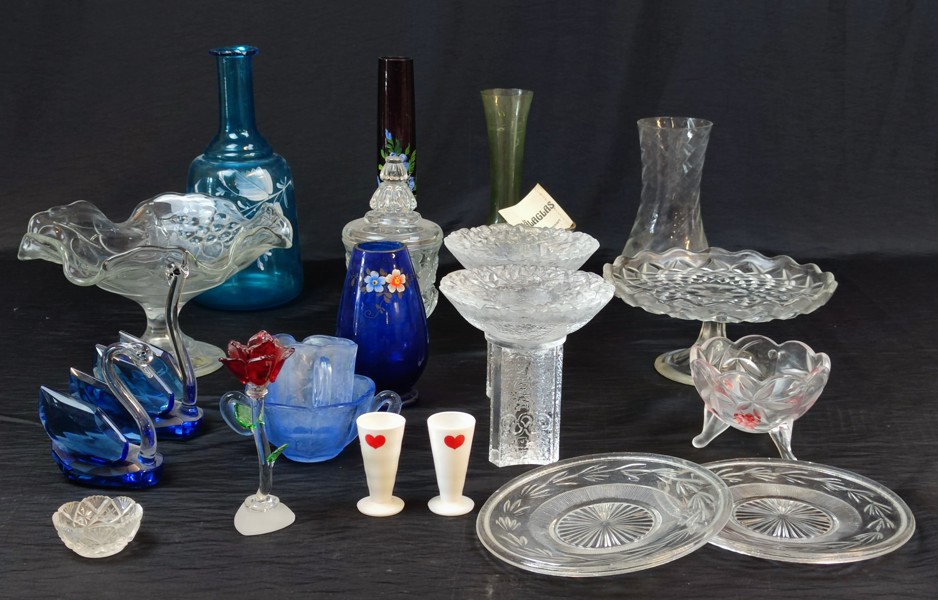Diverse glas. Bl.a Orrefors, Åseda, SEA m.m.