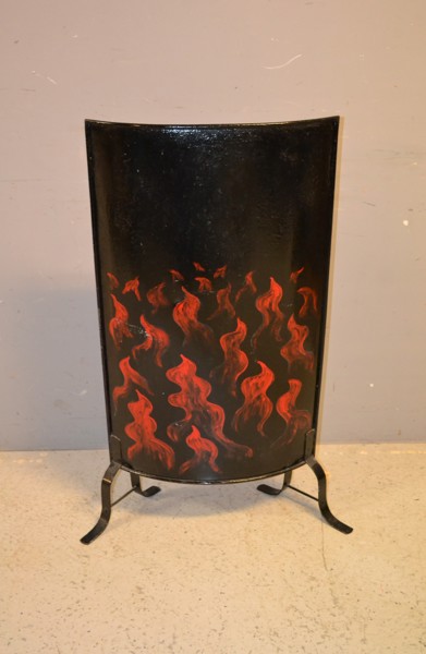 BRASSKÄRM / GNISTSKYDD. 1900-Talets början.