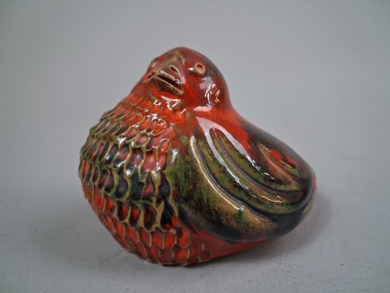 OTTO KLAESSON, Figurin, Fågel, stengods, Klase Höganäs.