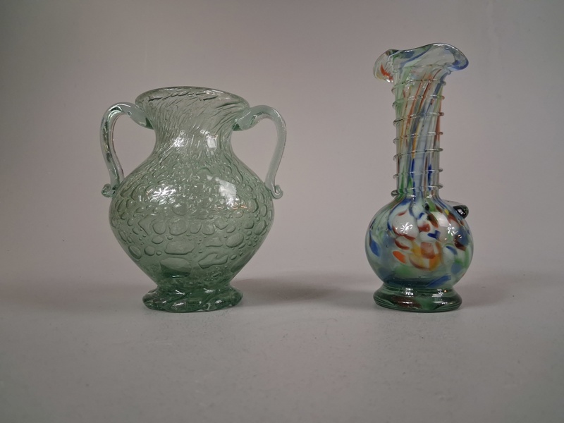 TURE BERGLUND. 2 Vaser, Skansen, Stockholms glasbruk.