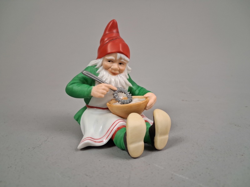 LARS CARLSSON, "Tomte med grötskål", Fyrklövern.