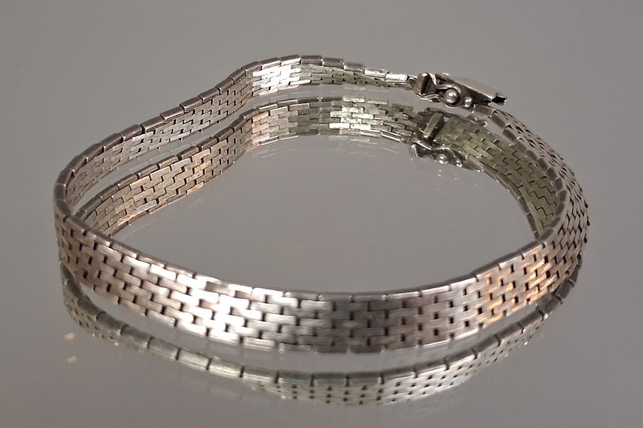 Armband. Silver, 16,8gram, syratestat.
