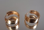 Öronhänge, Ett par, 18K Guld, 1,03gram. syratestat.
